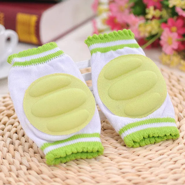 1 Pair Baby Knee Pads Protector Kids Children Safety Crawling Elbow Cushion Infants Knee Pads Protector Leg Warmers Baby Kneecap