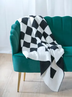 Dual Delight Throw - Black and White