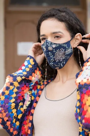 Primavera Embroidered Face Mask