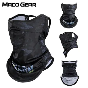 Summer Cycling Face Cover Traingle Mask Bandana Hanging Ear Windproof Sports Hiking Running Bicycle Neck Gaiter Scarf Men Women