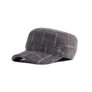 Tweed Military Cap